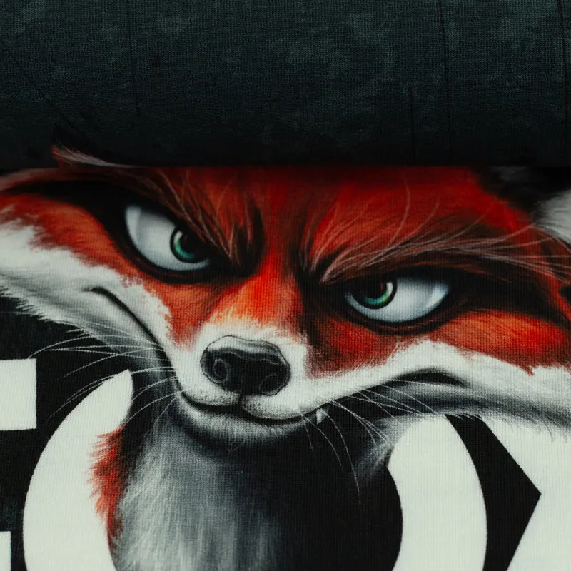 Panel French Terry Fox Devils Wild by Thorsten Berger