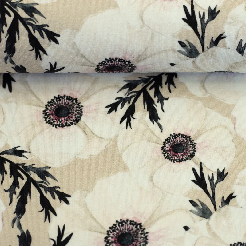 Modal French Terry Annemone by Christiane Zielinski - 671 blush
