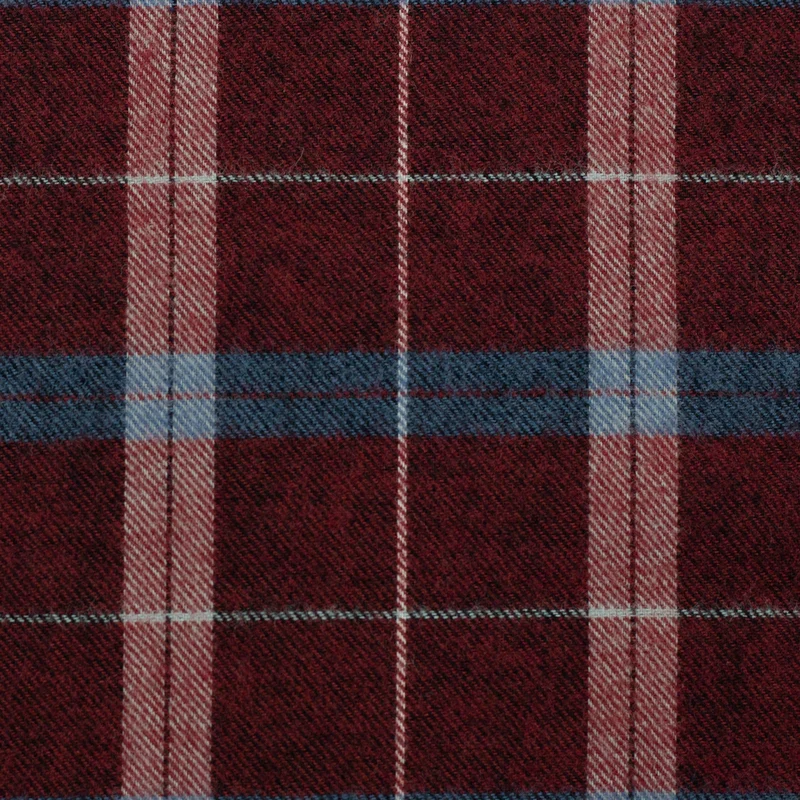 Baumwollflanell Maverick - 339 burgundy