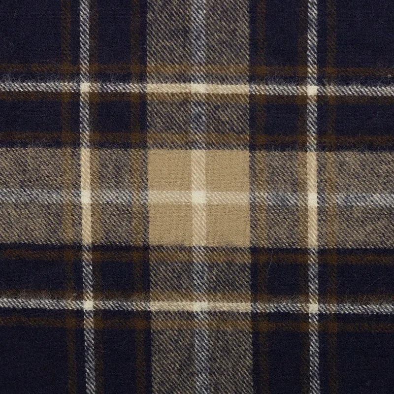 Baumwollflanell Maverick - 597 dunkelblau