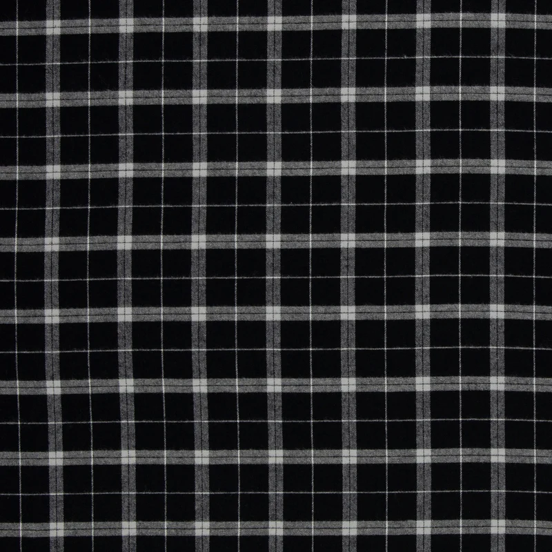 Baumwollflanell Maverick - 299 schwarz