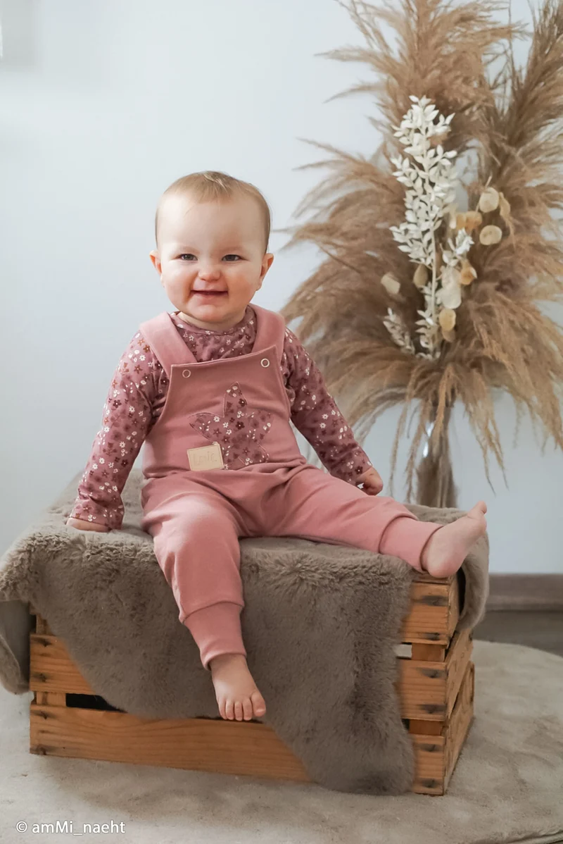Baumwolljersey Winterbloom by Christiane Zielinski - 435 altrosa