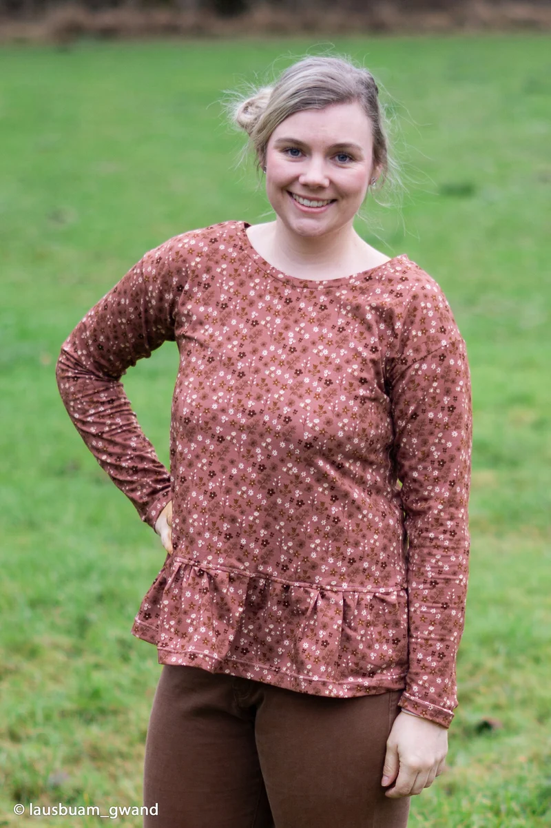 Baumwolljersey Winterbloom by Christiane Zielinski - 435 altrosa