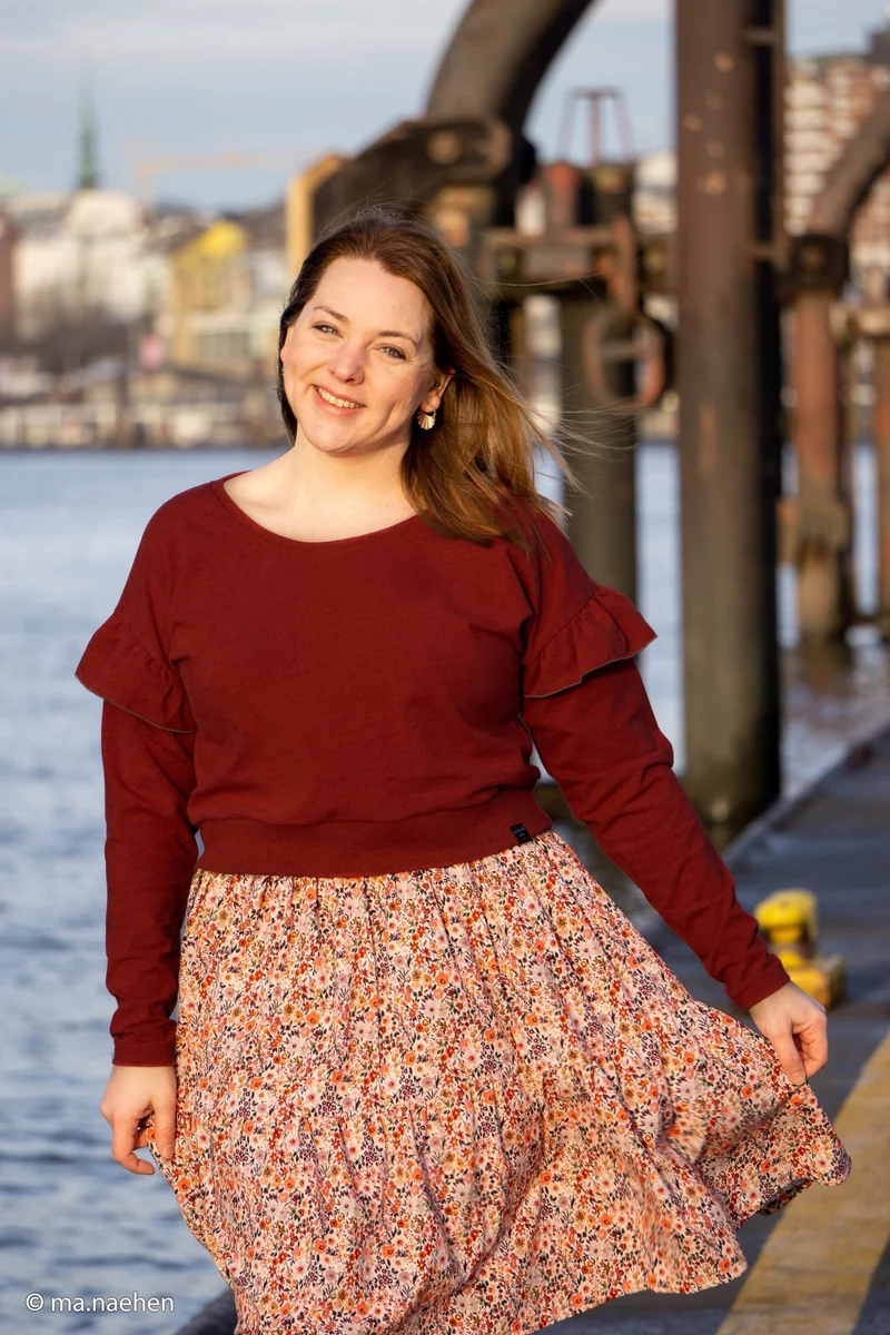 Baumwolljersey Vanessa melange