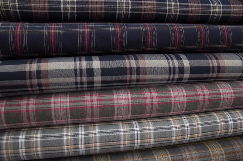 Bekleidungsstoff Tartan Check
