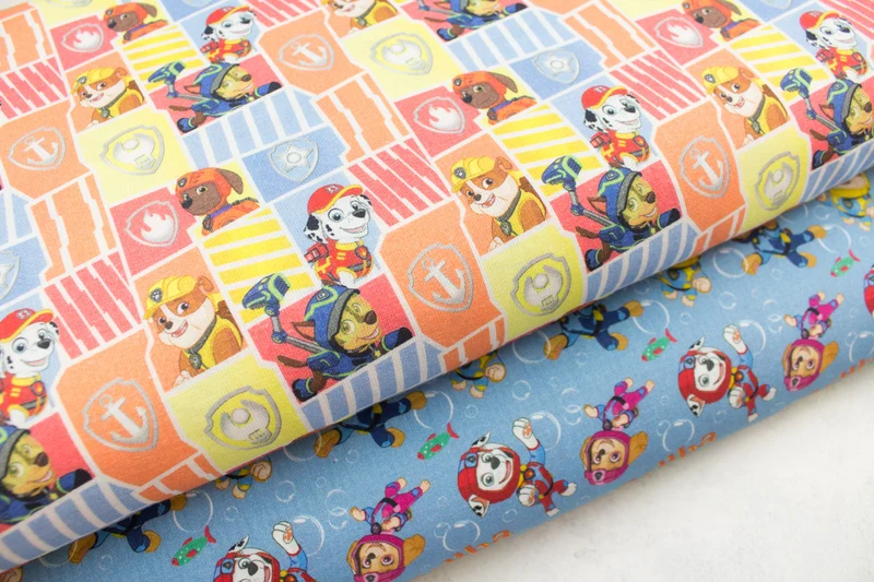 Lizenz Baumwoll Popeline Paw Patrol Puppies