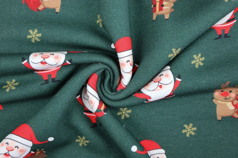 Sweatshirtstoff Sweet Santa
