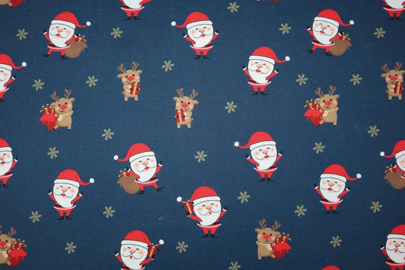 Sweatshirtstoff Sweet Santa
