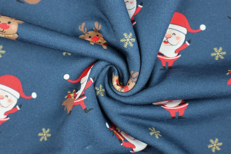 Sweatshirtstoff Sweet Santa