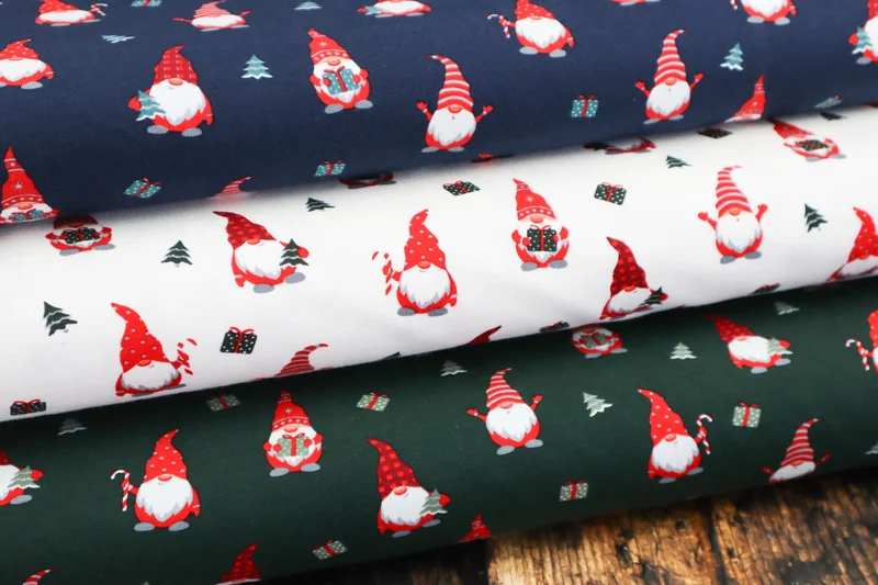 Baumwolljersey Weihnachtswichtel