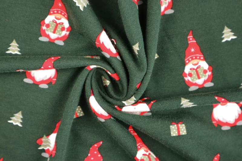 Baumwolljersey Weihnachtswichtel