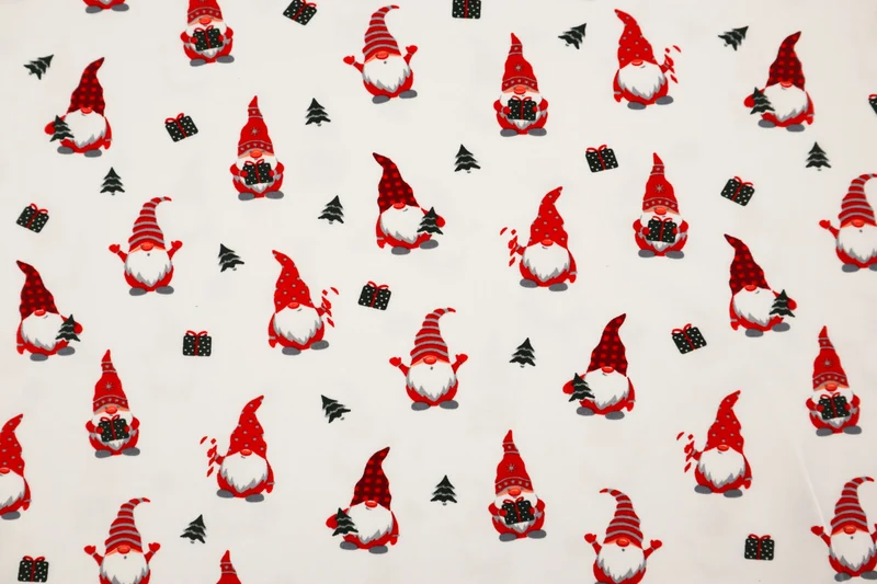 Baumwolljersey Weihnachtswichtel