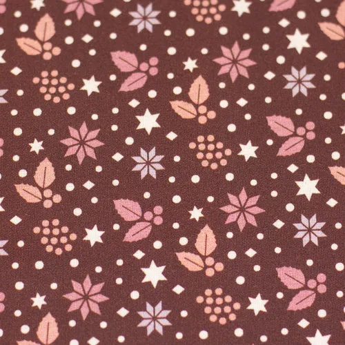 Baumwoll Webware Belle bordeaux