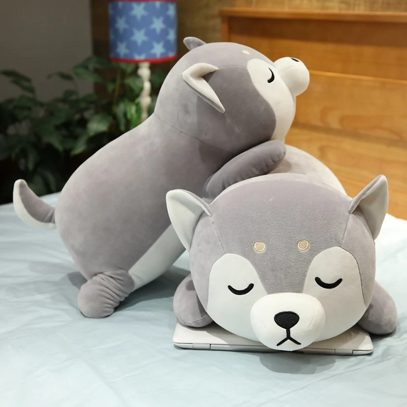 Niedliche Husky Hunde Kuscheltiere