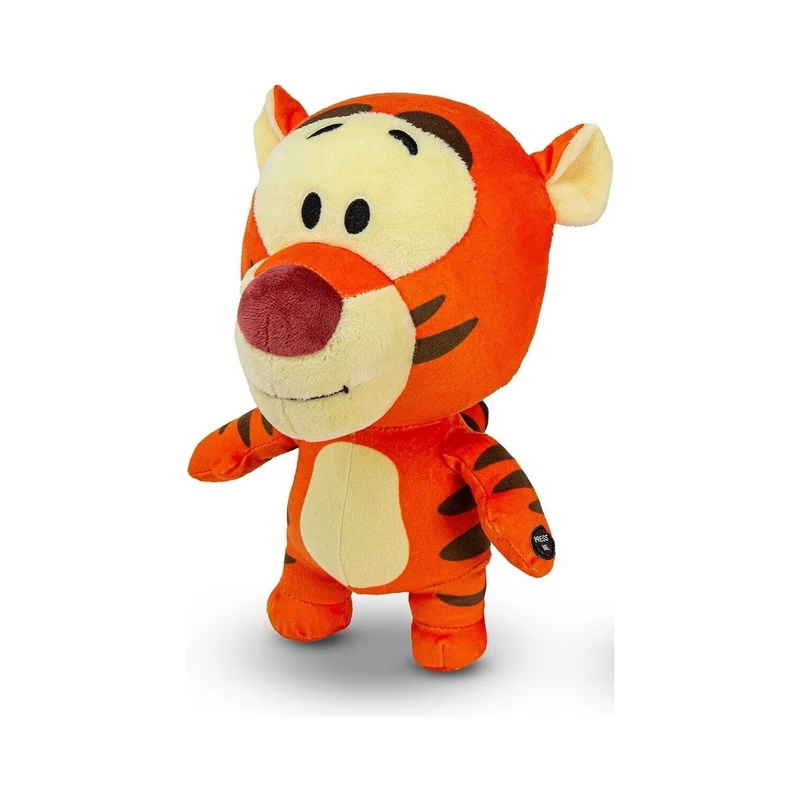 Disney - Winnie Pooh mit Sound und Bighead ca 30cm Plüsch - Tigger der Tiger, Plüschtier, Kuscheltier
