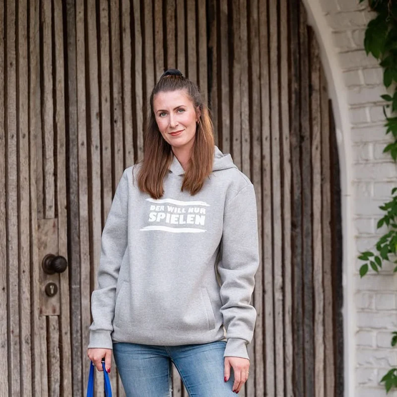 Hoodie Unisex "DER WILL NUR SPIELEN"