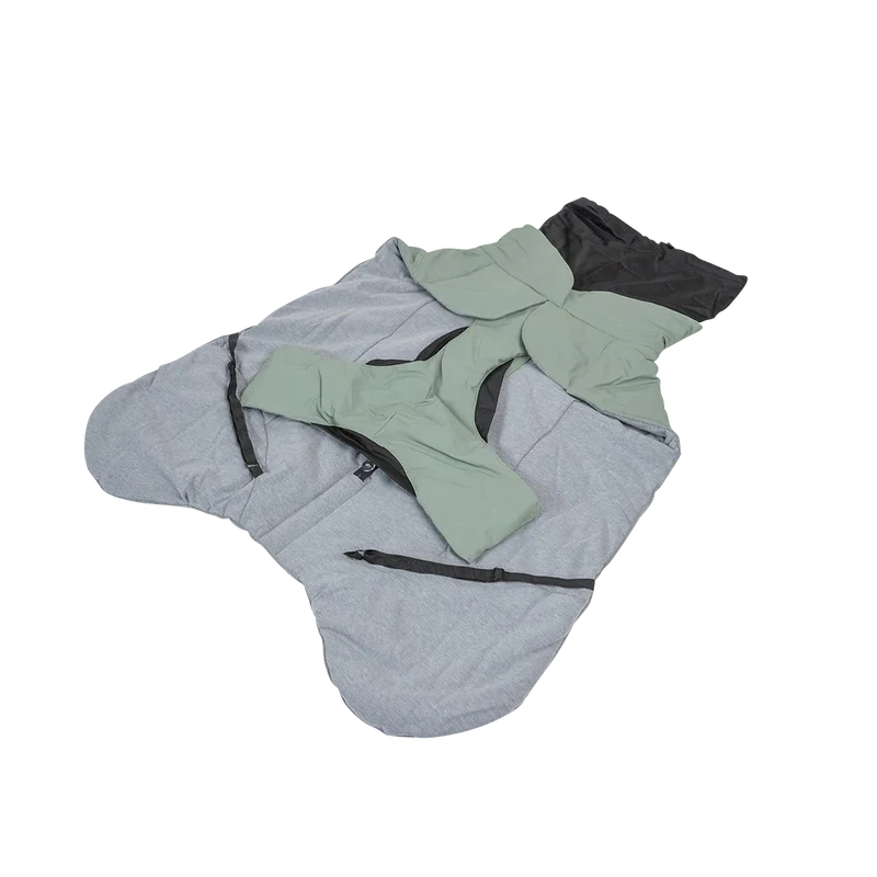 Wintermantel vollreflektierend Khaki
