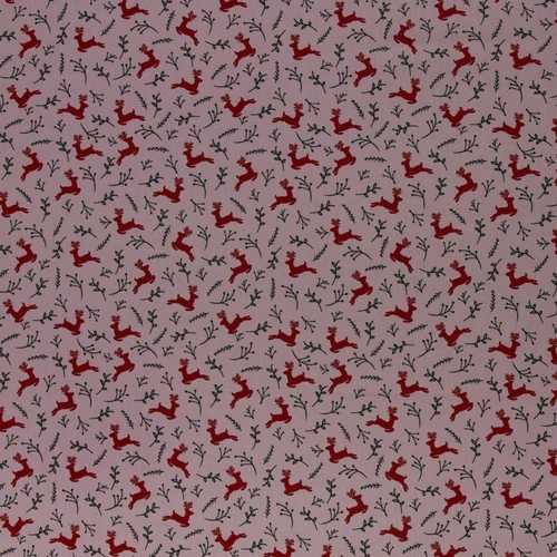 Baumwoll Webware Belle Rentiere vintage rosa