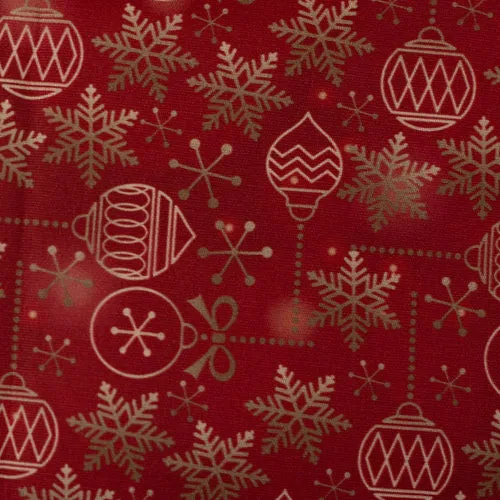 Baumwoll Webware Holly Jolly