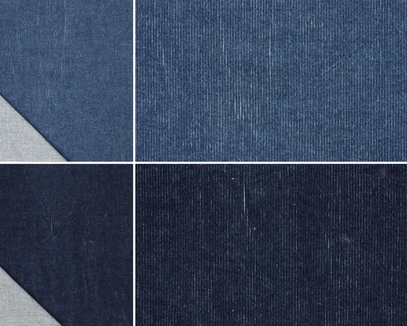 Stretch Baumwoll Cord Indigo