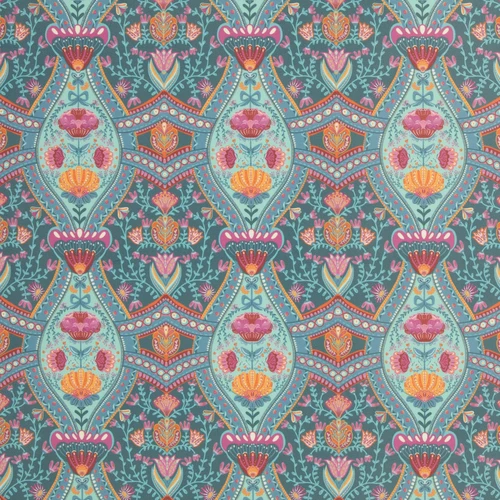 Samt Stoff Boho Velvet by Bienvenido Colorido