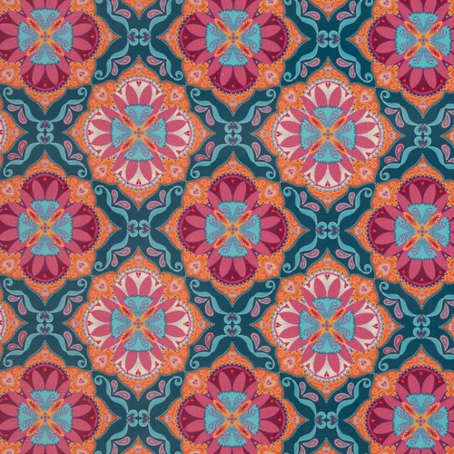 Samt Stoff Boho Velvet by Bienvenido Colorido