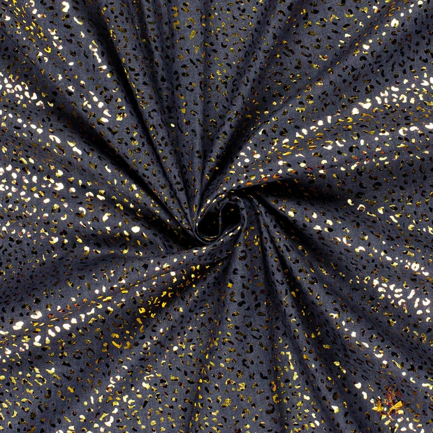 Leichter Jeansstoff Golden Leo
