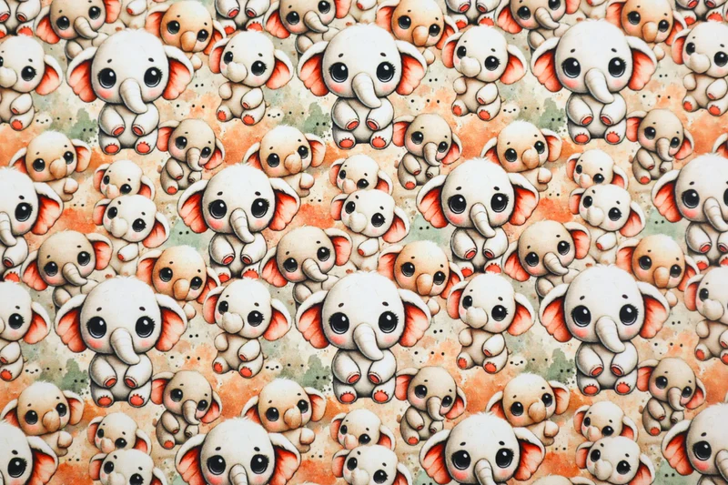 Baumwolljersey Digital Big Eye
