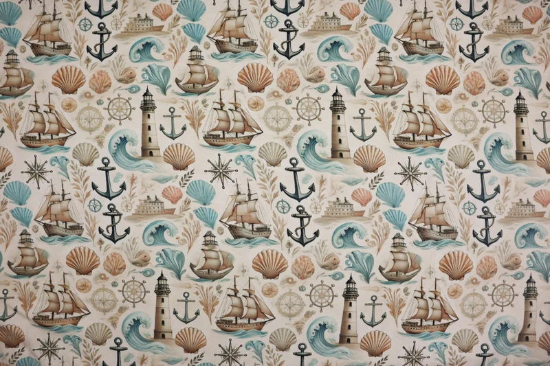 Baumwolljersey Digital Ocean Vibes