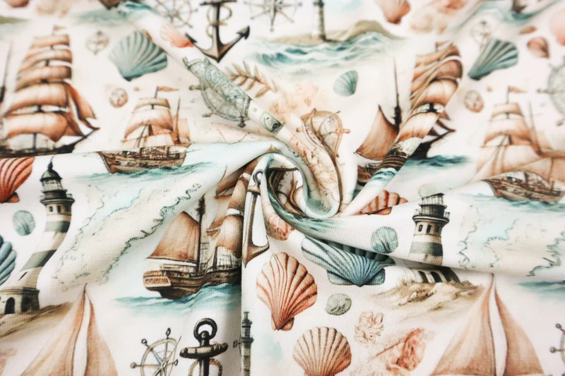 Baumwolljersey Digital Ocean Vibes