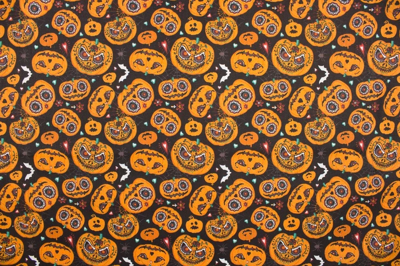 Baumwollstoff October Pumpkin