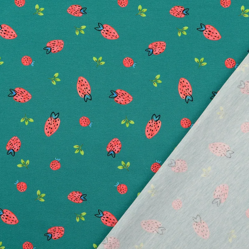 Baumwolljersey Strawberry