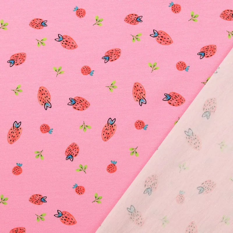 Baumwolljersey Strawberry