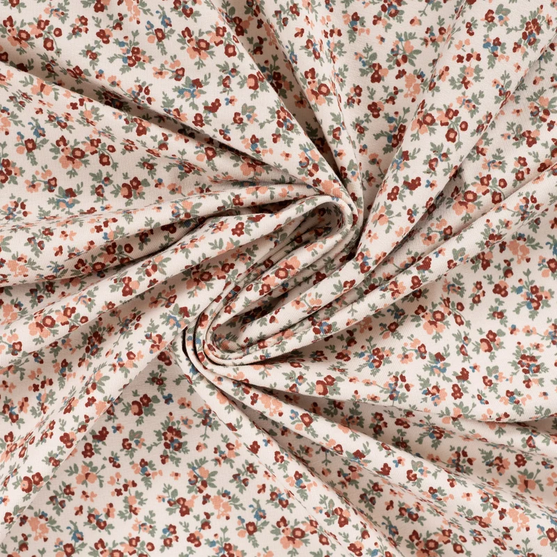 French Terry Little Flowers by Qjutie