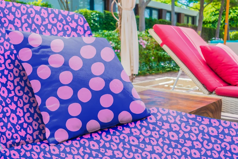 Oxfordgewebe Colourful Collection Leo Design by Cherry Picking