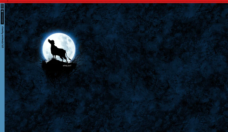Panel French Terry Cheeky Animals 2.0 #Moolight by Thorsten Berger