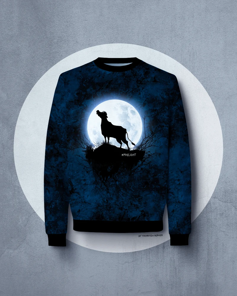 Panel French Terry Cheeky Animals 2.0 #Moolight by Thorsten Berger