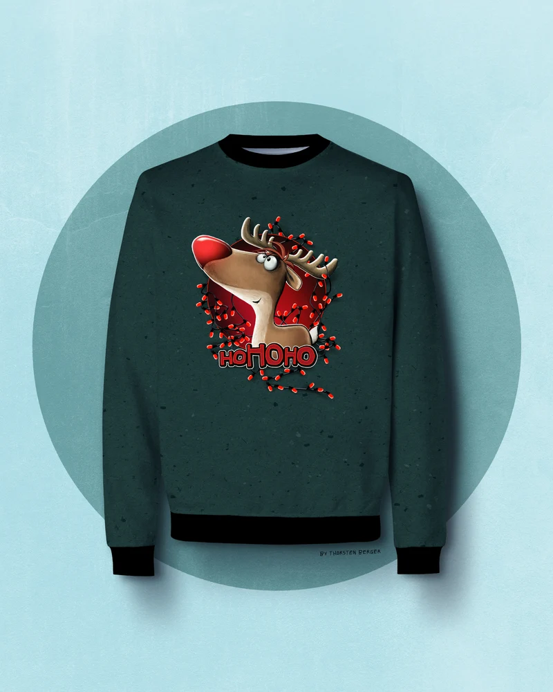 Sweatshirt Panel Chillmas Club by Thorsten Berger