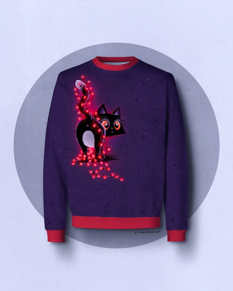 Sweatshirt Panel Chillmas Club by Thorsten Berger