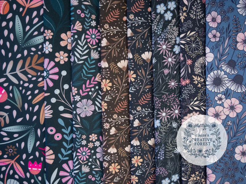 Baumwollstoff Calais by Claire`s Creative Forest