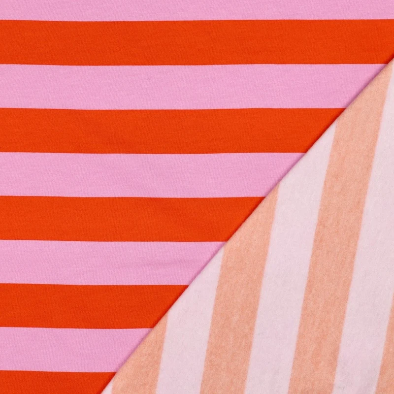 French Terry Block Stripes