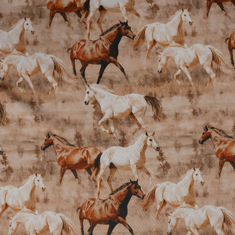 Alpenfleece Digital Running Horses