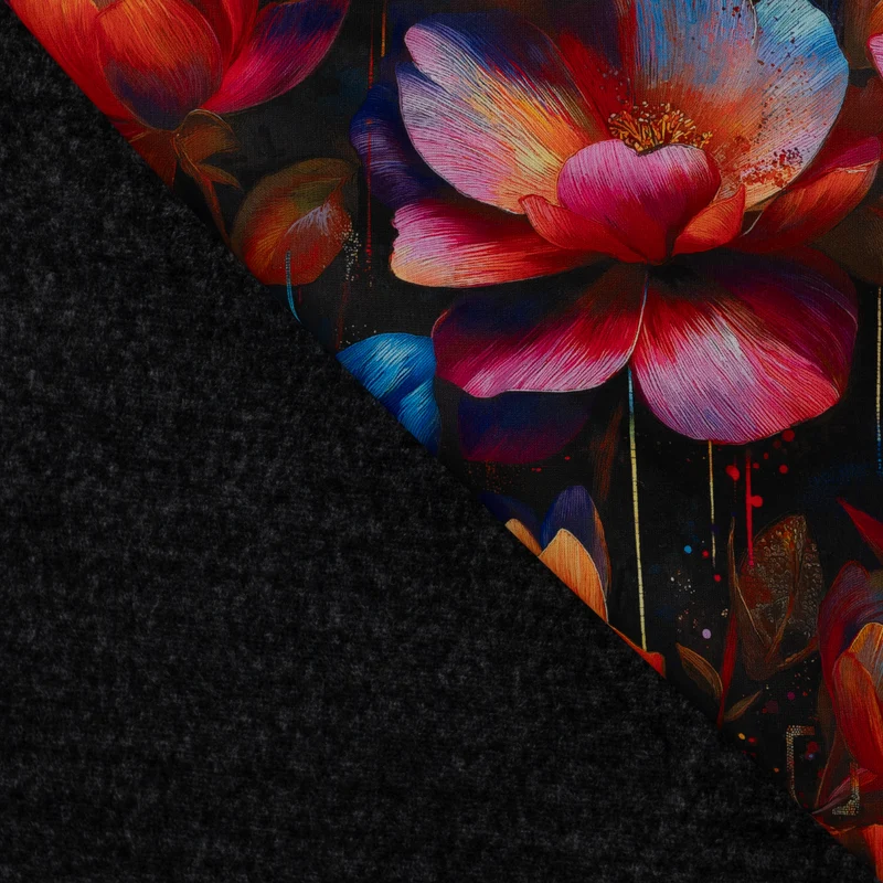 Alpenfleece Digital Watercolor Flower