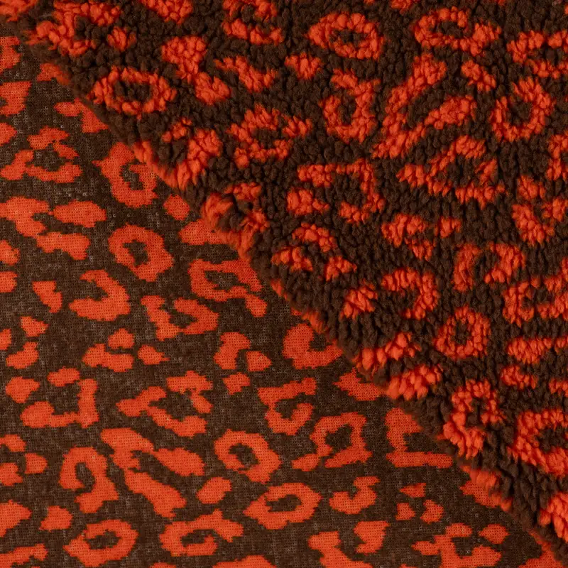 Teddy Stoff Jacquard Colorful Leo