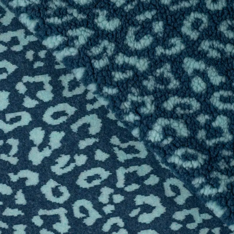 Teddy Stoff Jacquard Colorful Leo