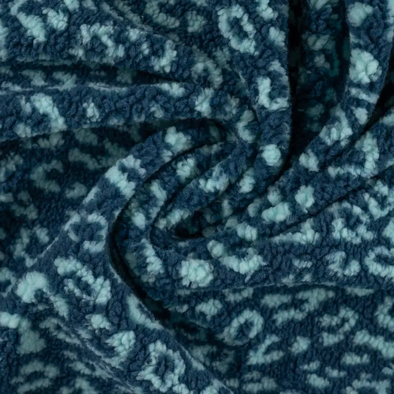 Teddy Stoff Jacquard Colorful Leo