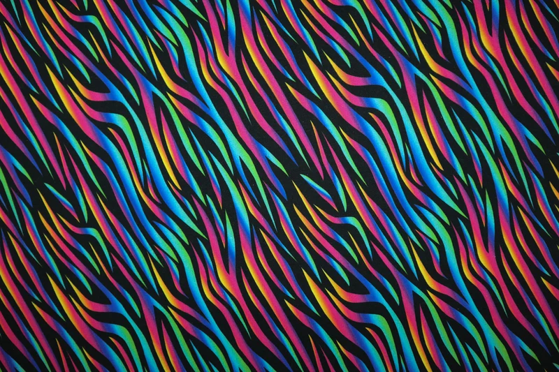 Sweatshirtstoff Colorful Flames