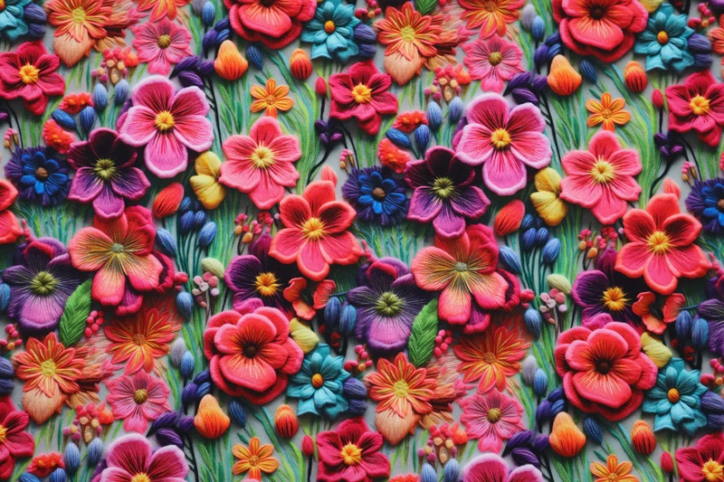 French Terry Digital Sweet Blossom