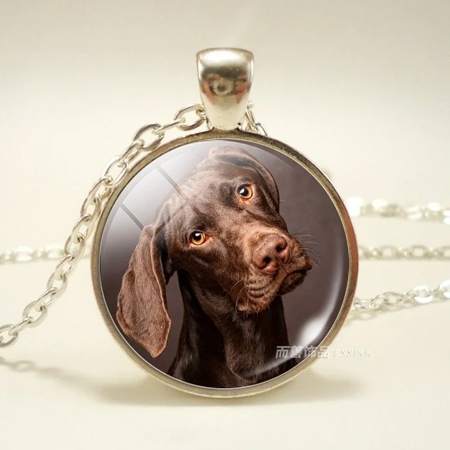 Dog Photo Glass Dome Necklace