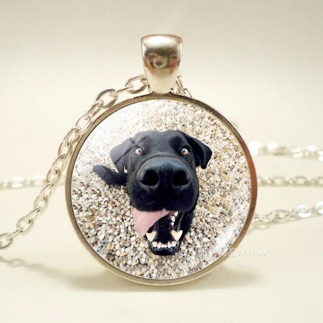 Dog Photo Glass Dome Necklace